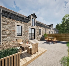 Maison à rénover, 105m2 sur terrain clos de 670 m2, SAINT MARTIN SUR OUST (56200)