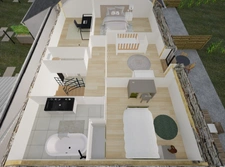 Maison à rénover, 105m2 sur terrain clos de 670 m2, SAINT MARTIN SUR OUST (56200)