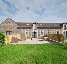 Maison à rénover, 105m2 sur terrain clos de 670 m2, SAINT MARTIN SUR OUST (56200)