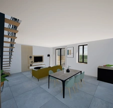 Longère à rénover, 94m2 sur terrain clos de 655 m2, SAINT MARTIN SUR OUST (56200)