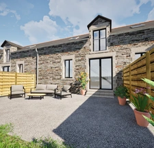 Longère à rénover, 94m2 sur terrain clos de 630 m2, SAINT MARTIN SUR OUST (56200)