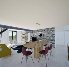 Longère à rénover, 124 m2 sur terrain clos de 1820 m2, SAINT MARTIN SUR OUST (56200)