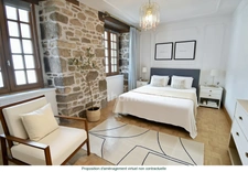 Maison de caractère 5 chambres – Jardin - T1- Coeur de Rostrenen