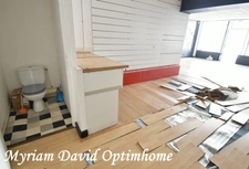 Immeuble mixte avec local commercial et appartement – Centre-ville de Rostrenen