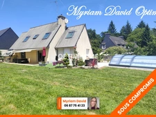 ✨ Élégante maison rénovée avec piscine et grand garage à Rostrenen