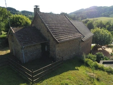 Dpt Saône et Loire (71), proche de LA CLAYETTE maison P3, 2chambres, terrain environ 1800m²