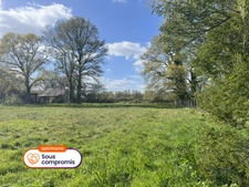 Terrain constructible de 1 537m² à vendre à Plessé