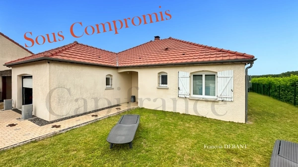 Dpt Marne (51), à vendre proche PONTFAVERGER MORONVILLIERS maison P5 de 100 m² - Terrain de 715 m² - plain pied  