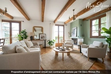 Grande maison P7 sur un grand terrain au coeur de SAINT JEAN DE TOUSLAS