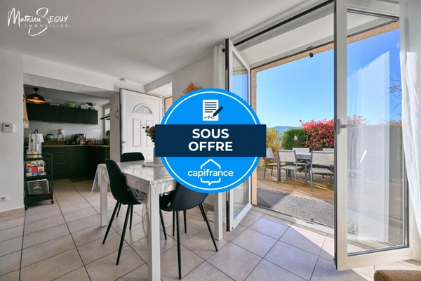 Très bel appartement T3 à COURZIEU en rez de jardin ! 
