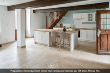 SAINT GENIS LAVAL - Maison de village avec courette
