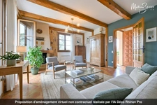 Grande maison P7 sur un grand terrain au coeur de SAINT JEAN DE TOUSLAS