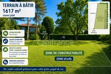 Terrain à vendre de 1 617 m² – JONAGE (69)