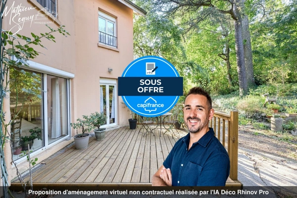 COEUR DE VERNAISON : Maison de village P4 duplex au coeur d'un magnifique parc classé