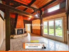 MAISON D’ARCHITECTE DE PLAIN-PIED SUR 80 M² AVEC GARAGE L'ENSEMBLE SUR 2339 M² DE TERRAIN CLOS