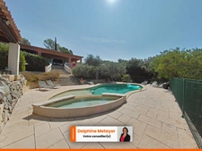 LORGUES — Propriété Provençale d'exception, vue panoramique, T2 indépendant & piscine