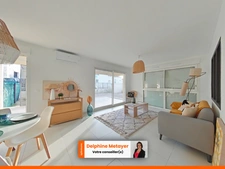 Spacieux appartement 3 chambres de 82m2 avec grande terrasse et jardin.