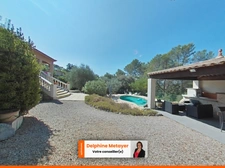 LORGUES — Propriété Provençale d'exception, vue panoramique, T2 indépendant & piscine