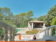 LORGUES — Propriété Provençale d'exception, vue panoramique, T2 indépendant & piscine