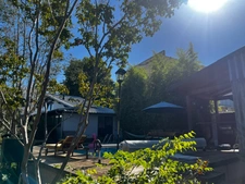 Très bel ensemble immobilier avec jardin et piscine proposant 2 maisons non mitoyennes  et un immeuble de 5 studios avec rentabilité locative