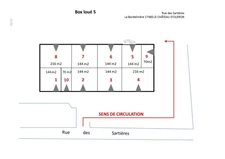 Charente Maritime (17), emplacement n°1 au CHATEAU D'OLERON, A Louer Box de stockage 144m² dans Entrepôt 1450m² 