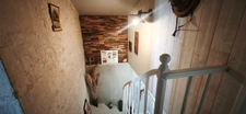 Ensemble immobilier composé d’une magnifique maison en pierre pleine de charme d'environ 120m2 et d’une seconde maison à rénover offrant un beau potentiel d'environ 60m2. SAINT GELAIS (79)