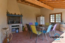 Ollioules:  Villa de caractére rénovée de 175m2 sur 726 m2 au calme, 2 appartements T4 de 105 2 et un T2/3 de 70m2 village à pied