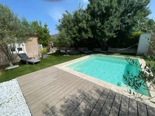 Villa de plain pied,  4 chambres, piscine, terrain 600 m, au calme sans vis à vis