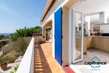 83 Toulon 4chemins/le Baou, Villa 120m2 ( et plus de 35  m2 buanderie, annexe) vue mer calme 6 pieces 1053 m2