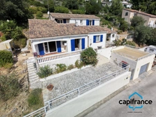 83 Toulon 4chemins/le Baou, Villa 120m2 ( et plus de 35  m2 buanderie, annexe) vue mer calme 6 pieces 1053 m2