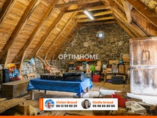 À VENDRE – Maison 4 pièces, 3 chambres avec grange, ancienne étable et terrain d’environ 1 hectare à Sauvat (Cantal)
