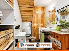 À VENDRE – Maison 4 pièces, 3 chambres avec grange, ancienne étable et terrain d’environ 1 hectare à Sauvat (Cantal)