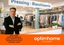 – Fonds de commerce + Murs commerciaux Pressing – Blanchisserie – Laverie automatique  proche LOUDEAC (22)