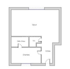 Appartement à vendre 2 pièces avec JARDIN, LE PLESSIS BOUCHARD (95) sans charges, place de parking, gare RER C/ligne H