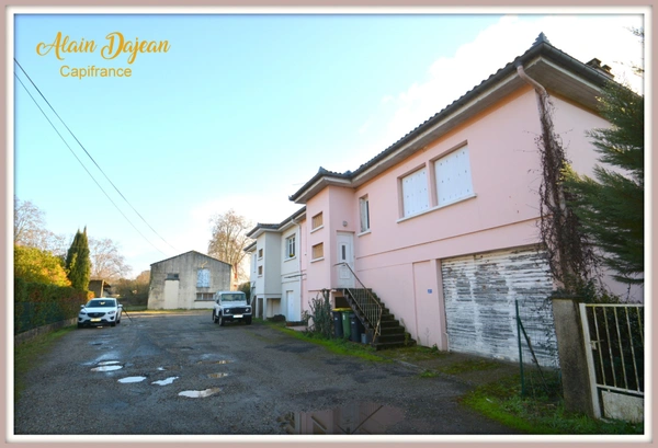 Dpt Lot et Garonne (47), EXCLUSIVITÉ CAPIFRANCE – AGEN – TERRAIN 3 519 M² AVEC BÂTI – FORT POTENTIEL INVESTISSEUR