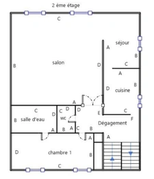Charmant duplex trois chambres quartier Lorraine Saint-Germain-en-Laye