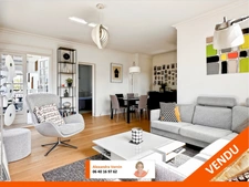 Appartement familial Saint-Germain-en-Laye rue de Tourville dernier étage refait à neuf