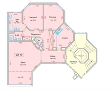 Appartement familial avec ascenseur quartier des écoles 