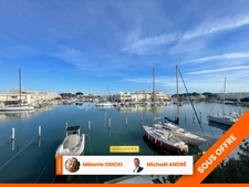 MARINA TRAVERSANTE 3 PIÈCES AVEC VUE MER APPONTEMENT ET PARKING PRIVATIF