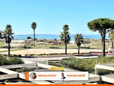 MARINA TRAVERSANTE 3 PIÈCES VUE MER ET PORT LE GRAU DU ROI