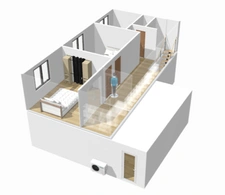 Maison à vendre 5 pièces PLONEOUR LANVERN (29) A rénover, Centre bourg sur 340 m2 de terrain