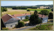 ensemble de 2 maisons en pierre + grange + grand terrain 