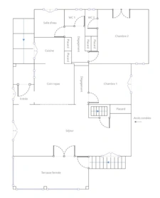 Maison de 83 m² à vendre 3 pièces TRANS EN PROVENCE (83)