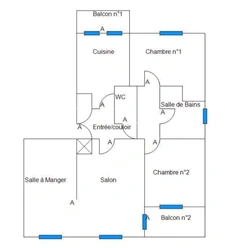 Appartement à vendre 3 pièces DRAGUIGNAN (83)