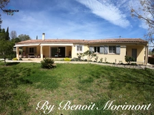 Var (83) department, for sale in Salernes: 6-room house of 135 m² - 1700 m² plot - single storey  