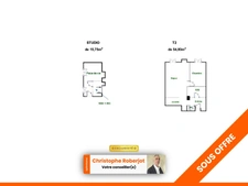 A vendre T2 libre en Septembre - petite copropriété