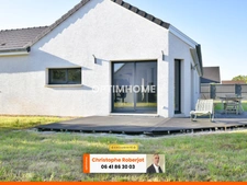 Maison de plain pied avec 3 chambres posée sur 1000m2 - RT 2012