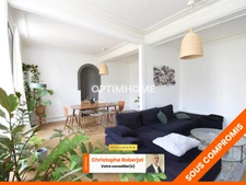 Magnifique Appartement de caractère de 103m2 rénové et avec jardin partagé au centre ville de CHALON SUR SAONE (71)