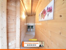 Inédit et rare sur le département: Maison de 220m2 en bois massif sur 2610m2 de terrain clos de murs