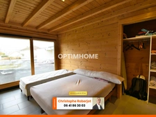 Inédit et rare sur le département: Maison de 220m2 en bois massif sur 2610m2 de terrain clos de murs